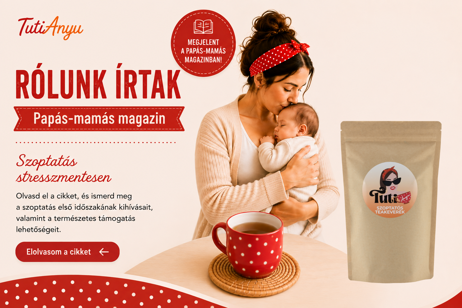 Rólunk írták - Szoptatás stresszmentesen